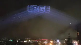 Urge on Clouds — Dual 7.5W laser projection